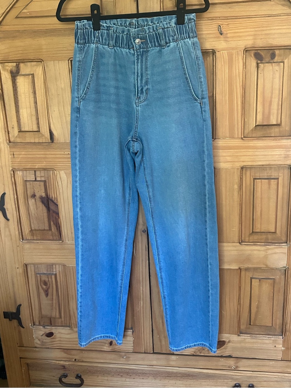 AMERICAN EAGLE Paper Bag Denim